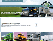 Tablet Screenshot of dynamictrucksonline.com